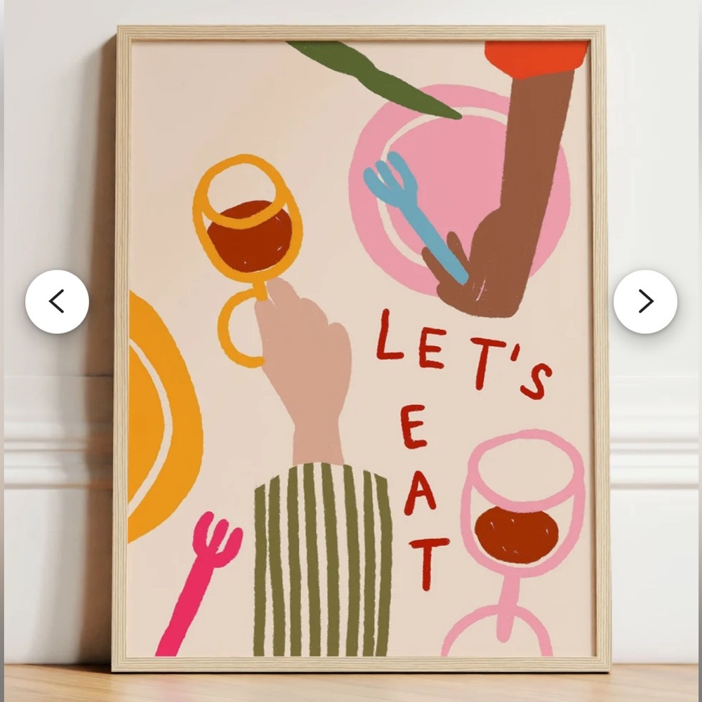 LETS EAT CANVAS - Picture 4 of 7
